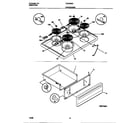 Tappan TEO356BCWA top/drawer diagram
