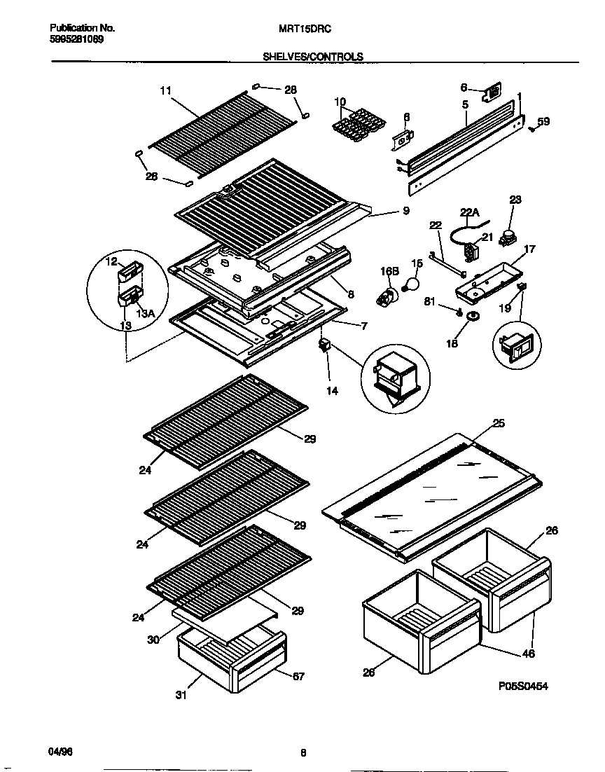 SHELVES/CONTROLS