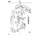 Frigidaire FRT16JRCW2 cabinet diagram