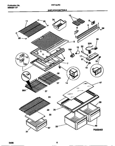 Shelves/controls