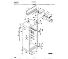 Universal/Multiflex (Frigidaire) MRT13CRBW3 cabinet diagram