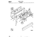 Frigidaire FEF352BADF backguard diagram