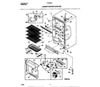 Frigidaire FFU20F9CW2 cabinet/control/shelves diagram