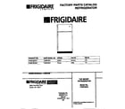 Frigidaire F44N18CEW1 cover diagram