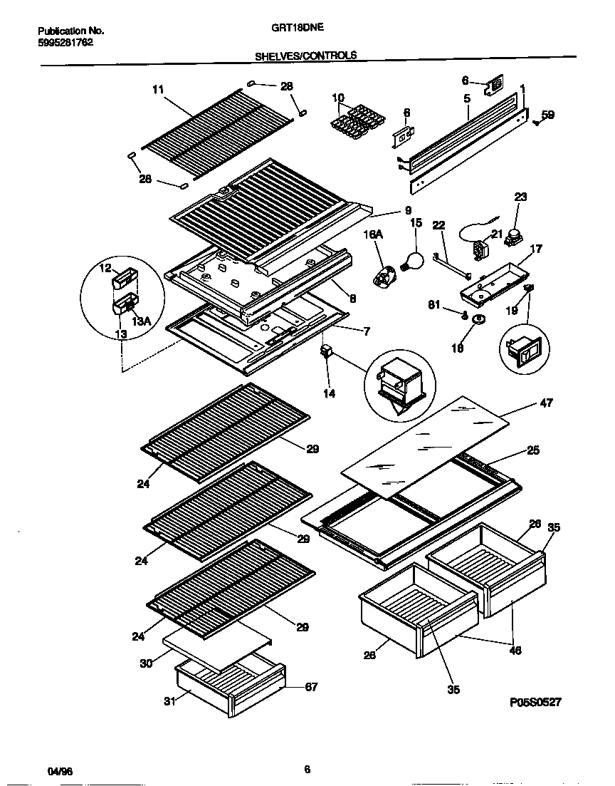 SHELVES/CONTROLS