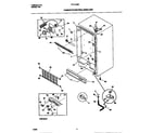 Frigidaire FFU21M8CW2 cabinet/control/shelves diagram