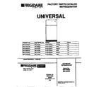 Universal/Multiflex (Frigidaire) MRT18DNED0 cover diagram