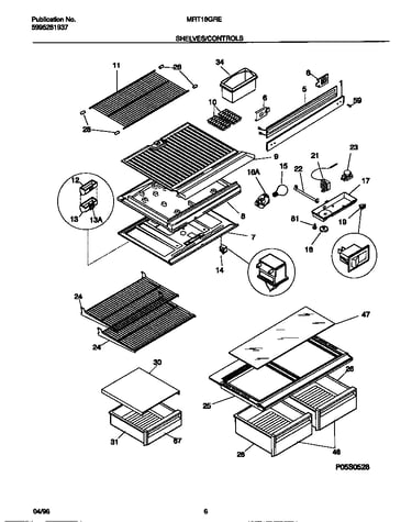 Shelves/controls