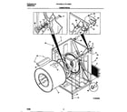 Frigidaire F31C546CS1 cabinet/drum diagram