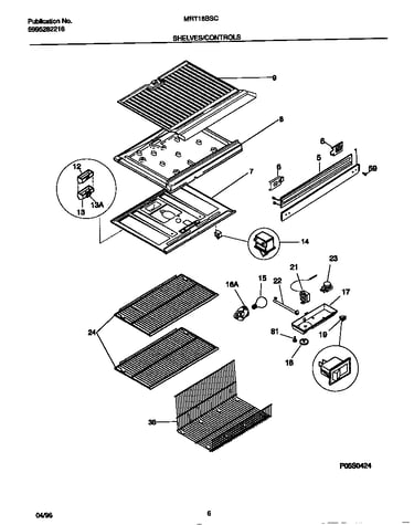 Shelves/controls
