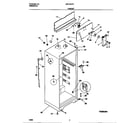 Universal/Multiflex (Frigidaire) MRT15CPEW0 cabinet diagram