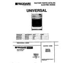 Universal/Multiflex (Frigidaire) MEF357BEWA cover diagram