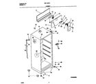 Universal/Multiflex (Frigidaire) MRT18BRCW1 cabinet diagram