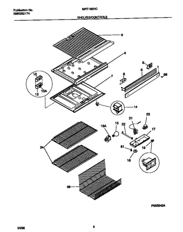 Shelves/controls