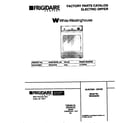 White-Westinghouse WDE546RBS1 cover diagram