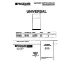 Universal/Multiflex (Frigidaire) MRT18DNCW3 cover diagram