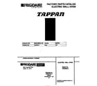 Tappan TEB555CCB2 cover diagram