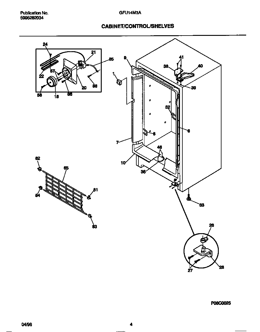 Cabinet/control/shelves