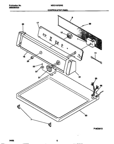 Controls/top panel