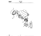 Universal/Multiflex (Frigidaire) MDE116RBW2 motor diagram
