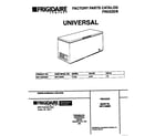 Universal/Multiflex (Frigidaire) MFC18M0EW0 cover diagram