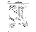 Frigidaire FFU17M8CW1 cabinet/controls/shelves diagram