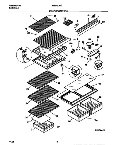 Shelves/controls