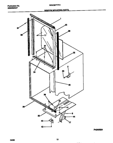 Window mounting parts