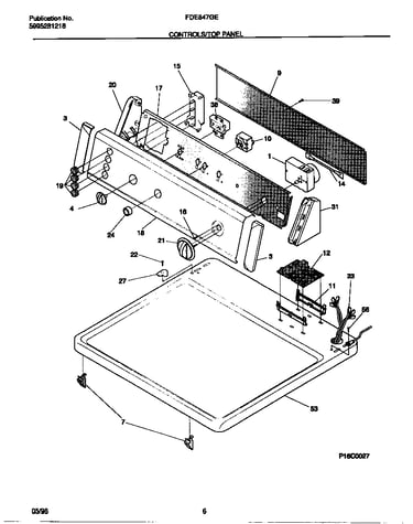 Controls/top panel