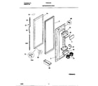Frigidaire FRS24XGCW2 refrigerator door diagram