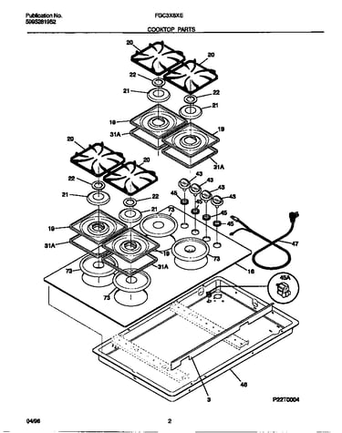 Cooktop parts