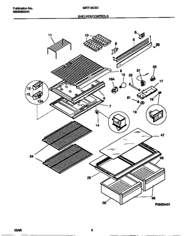 Shelves/controls