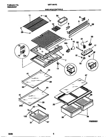 Shelves/controls