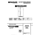 Frigidaire FRS22WRCD2 cover diagram