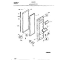 Frigidaire FRS22WRCW2 refrigerator door diagram