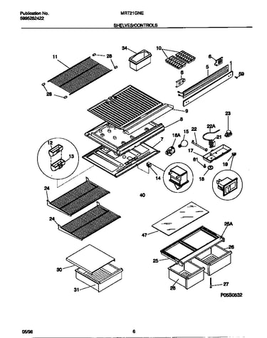 Shelves/controls