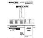 Frigidaire FRS26WNCD2 cover diagram