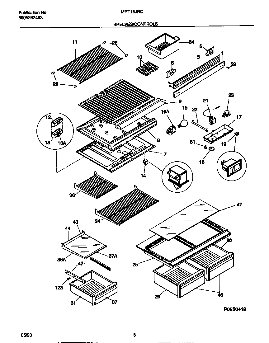 SHELVES/CONTROLS