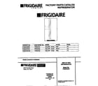 Frigidaire FRS22XGCD2 cover diagram