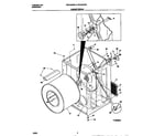 White-Westinghouse WDG336RBW2 cabinet/drum diagram