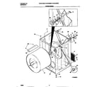 Universal/Multiflex (Frigidaire) MDG336MBD2 cabinet/drum diagram