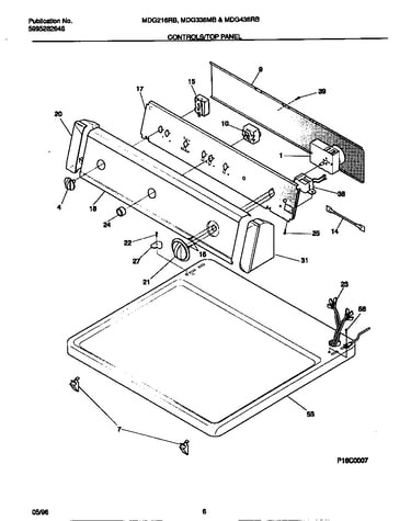 Controls/top panel