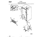 Universal/Multiflex (Frigidaire) MFU17M3BW3 cabinet/control/shelves diagram