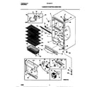 Gibson GFU20F7AW5 cabinet/control/shelves diagram