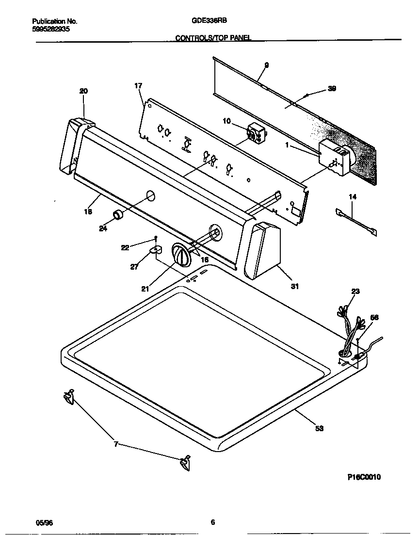 CONTROLS/TOP PANEL