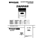 Tappan TGF605WCD1 cover diagram
