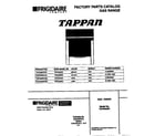 Tappan TGF645WCD2 cover diagram