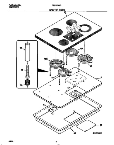 Main top parts