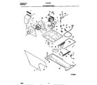 Frigidaire FLXE52RBS2 motor/blower/belt diagram