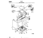 Frigidaire FLXE52RBT2 lower cabinet/top diagram